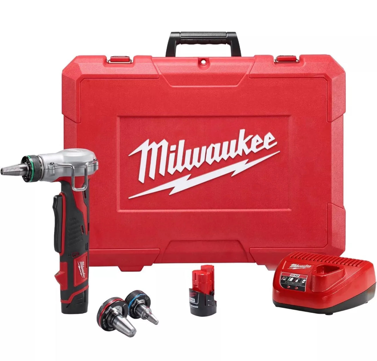 Milwaukee 2474-22 Expansion Kit With 2 Batts Charger And 3 Heads