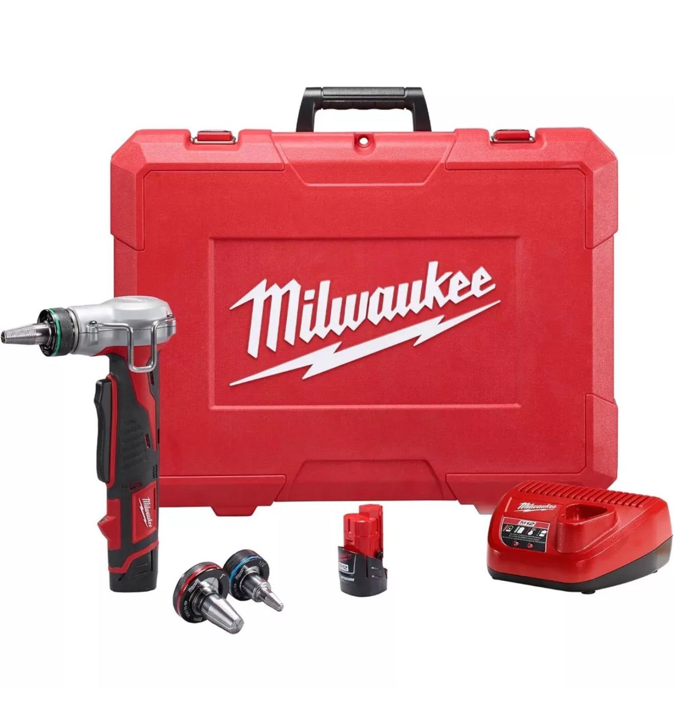 Milwaukee 2474-22 Expansion Kit With 2 Batts Charger And 3 Heads